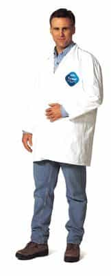 Dupont 4X-Large White DuPont Tyvek Lab Coat