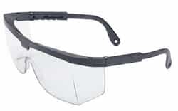 Spartan 200 Black Frame Clear Lens Safety Eyewear