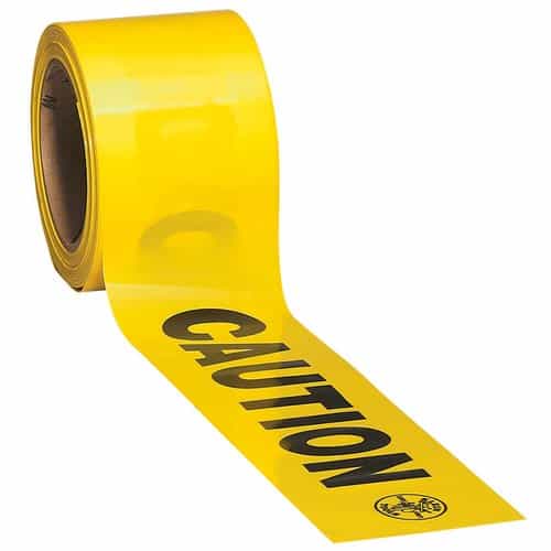 Klein Tools 200-Foot Barricade and Warning Tapes, Reads CAUTION