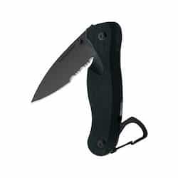 Leatherman Stainless Steel Crater C33LX Knife, Black Oxide Finish