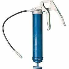 Pistol Grip Heavy-Duty Grease Gun w/ 6" Straight Pipe Extension