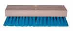 10" Crimped Blue Polyproplylene Deck Scrub Brush
