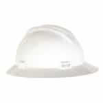 6.5-8 Standard Size Non-Slotted White V-Gard Protective Hat