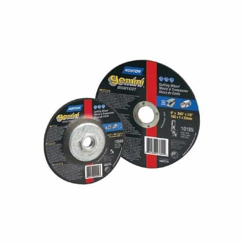 Norton 4.5" X .045" X .875"  Type 01 Gemini RightCut Cutting Wheel