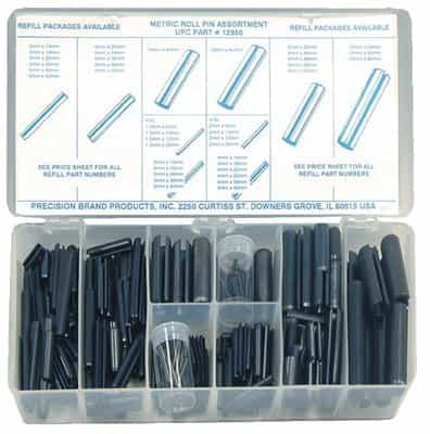 Precision 287 Piece Metric Roll Pin Assortment Kit