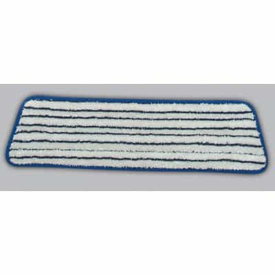 Rubbermaid Blue and White, Microfiber Finish Pad-18-in