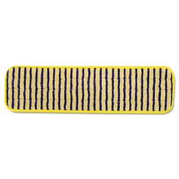 Rubbermaid HYGEN Yellow/Black 18 in. Microfiber Scrubber Mops