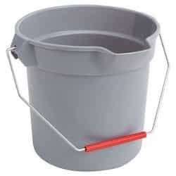 Rubbermaid 10 Qt Gray Brute Round Bucket