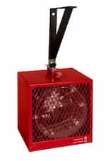 4800W Red Portable Heater, Red, With Mounting Bracket