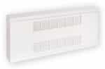 1200 W White Commercial Baseboard Heater, 208 V, 200 Watts Per Linear Foot