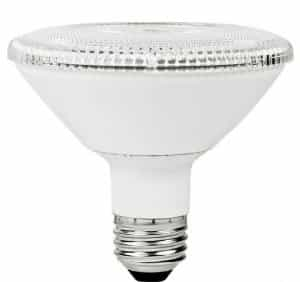 TCP Lighting 10W 3000K Narrow Flood Dimmable Short Neck LED PAR30 Bulb