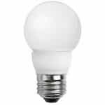 TCP Lighting 4W LED G16 Bulb, Dimmable, E26, 280 lm, 120V, 2700K, Frosted