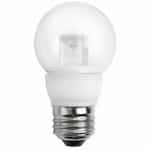 TCP Lighting 4W LED G16 Bulb, Dimmable, E26, 280 lm, 120V, 2700K, Clear
