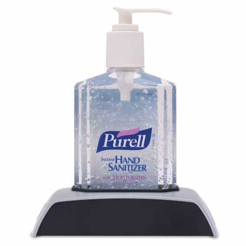 GOJO Purell Black Instant Hand Sanitizer Classic Desktop Dispenser