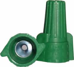 NSI Green Winged Grounding Wire Connectors, Easy-Twist 14-10 AWG