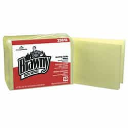 Georgia-Pacific Brawny Industrial Yellow quarter-fold Dusting Cloths