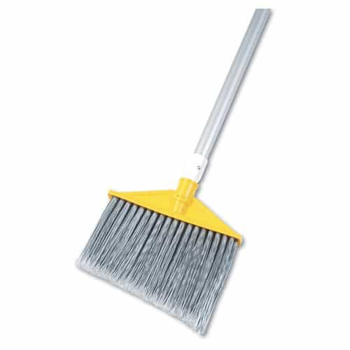 Rubbermaid Polypropylene Bristles Angled Broom w/ Metal Handle