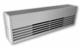 2400W Architectural Residential Baseboard, Low Density, 240 V, Aluminum, White