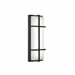 20-in 35W August Wall Sconce, 2200 lm, 120V-277V, CCT Select, Black