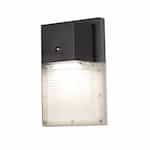 20W LED Wall Pack w/ Photocell, Semi Cut-Off, 120V-277V, 5000K, Black