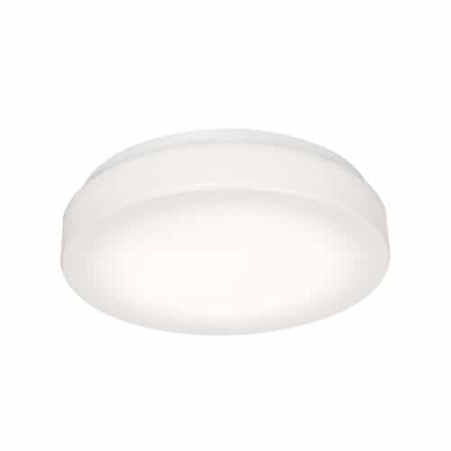 AFX 11-in 17W Cirrus Flush Mount, 1258 lm, 120V, CCT Select, White