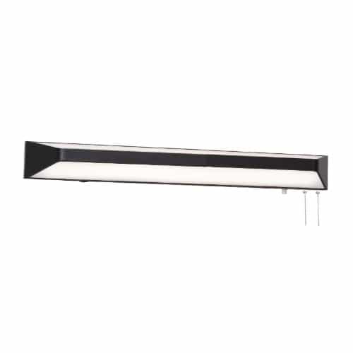 AFX 36-in 58W Cory Overbed Light, 4100 lm, 120V, CCT Select, Black