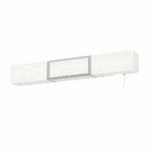 AFX 50W LED Holly Overbed Light, 5000 lm, 120V, 3000K, Satin Nickel/White