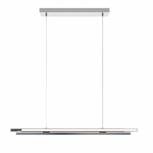 AFX 44-in 40W Indra Linear Pendant, 1900 lm, 120V-277V, CCT Select, Nickel