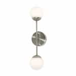 18-in 13W Pearl Wall Sconce, 945 lm, 120V, 3000K, Nickel