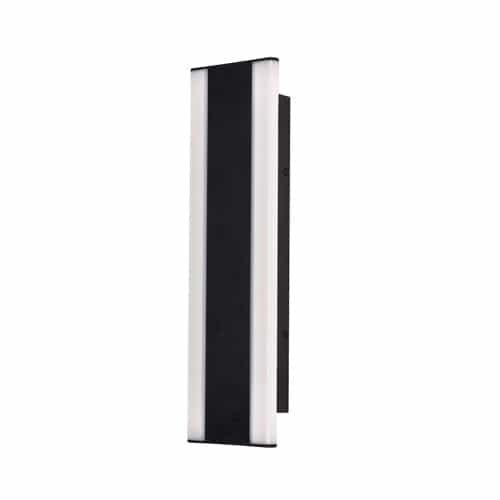 AFX 18-in 20W Rhea Outdoor Sconce w/ BB, 120V-277V, CCT Select, Black