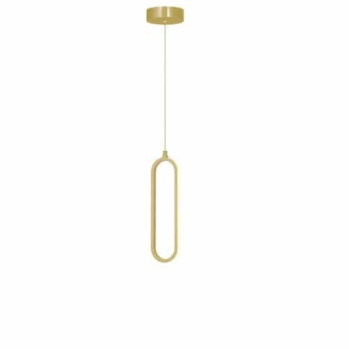 AFX 12-in 10W Sienna Pendant Light, 400 lm, 120V, CCT Select, Gold