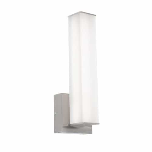 AFX 14-in 12W Tad Wall Sconce, 1100 lm, 120V-277V, CCT Select, Nickel