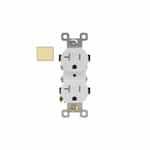 20A Duplex Receptacle, TR & WR, Side & Back Wire, 125V, Ivory