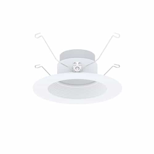 American Lighting 6-in 15W LED Recessed Downlight, Dimmable, 1200 lm, 120V, Selectable CCT, White