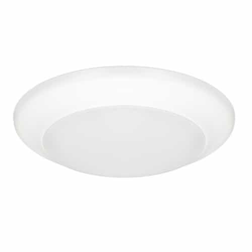 American Lighting 4-in 9W Quick Disc Surface Mount, 650 lm, 120V, Selectable CCT, White