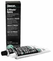 Devcon 5 Minute Epoxy, 2.5 oz, Dual Tube