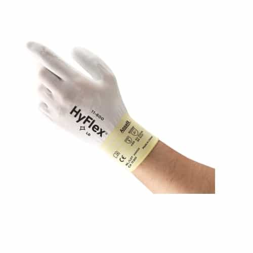 Ansell Palm-Coated Glove, Size 6, White