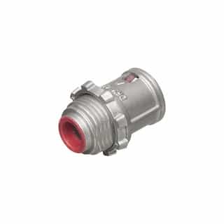 3/8-in Snap2It Connector w/ Locknut, Single, Insulated, .485 - .612