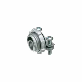 3/4-in Cable Connector, Round, Zinc Die-Cast