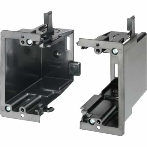 Arlington Industries 2-Gang Gangable Box w/ Mounting Wing Screws for Old Construction