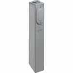 15-in Gard-N-Post Support for 3-Wire Outdoor Fixtures, Gray