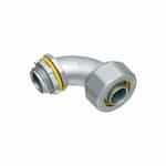 3-1/2-in Connector w/ Insulated Throat, Zinc, 90 Degree