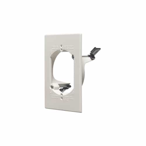 Arlington Industries 1-Gang Low Voltage Mounting Bracket, Cable Entry