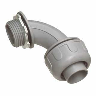 1-in Push-On Connector, Non-Metallic, 90 Degree