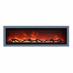 Amantii 74-in Fireplace Surround for Symmetry Series, Grey
