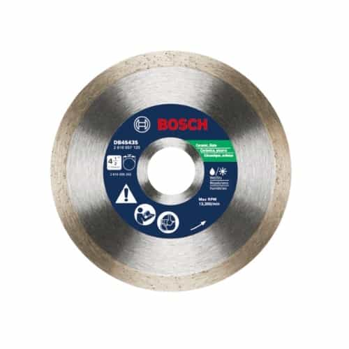 Bosch 4-1/2-in Standard Diamond Blade, Continuous Rim, Clean Cut