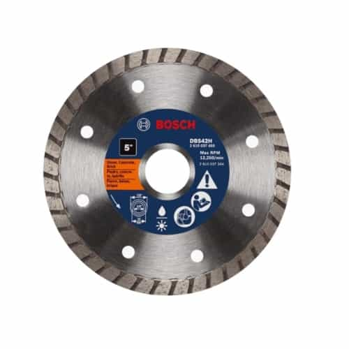 Bosch 5-in Premium Diamond Blade, Turbo Rim, Smooth Cut