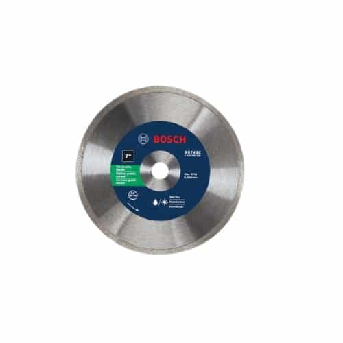 Bosch 7-in Premium Diamond Blade, Continuous Rim, Clean Cut