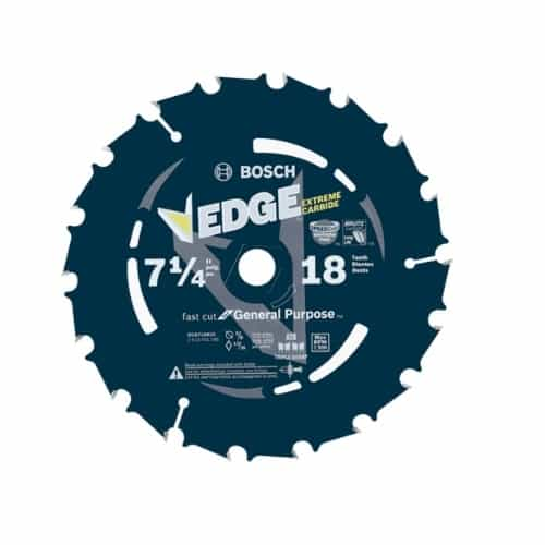 Bosch 7-1/4-in Edge Circular Saw Blade, Fast Cuts, 18 Tooth, Bulk