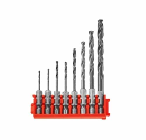 Bosch Driven Impact Drill Bit Set w/ Clip, Black Oxide, 8 Piece